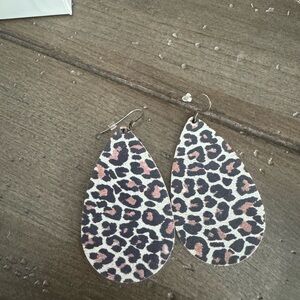 Nickel and Suede Earrings